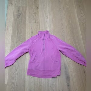 lululemon athletica Pink Half-Zip Pullover Hoodie